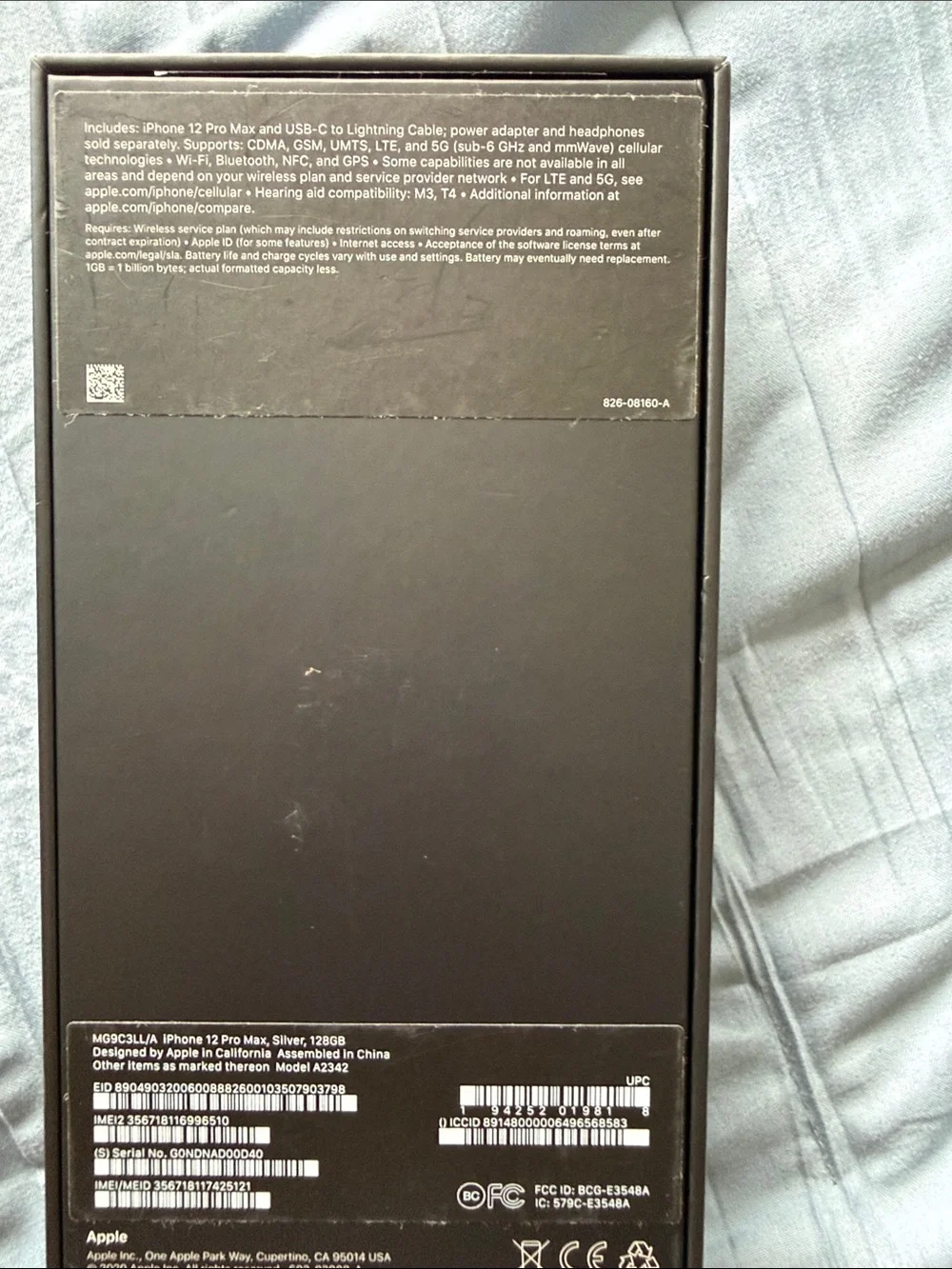 Apple iPhone 12 Pro Max box only